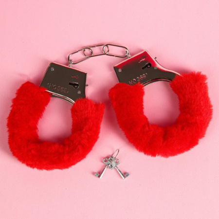 Набор «Новогодняя помощь»: мармеладные презервативы 40 г., наручники с мехом, печенька 25 г.